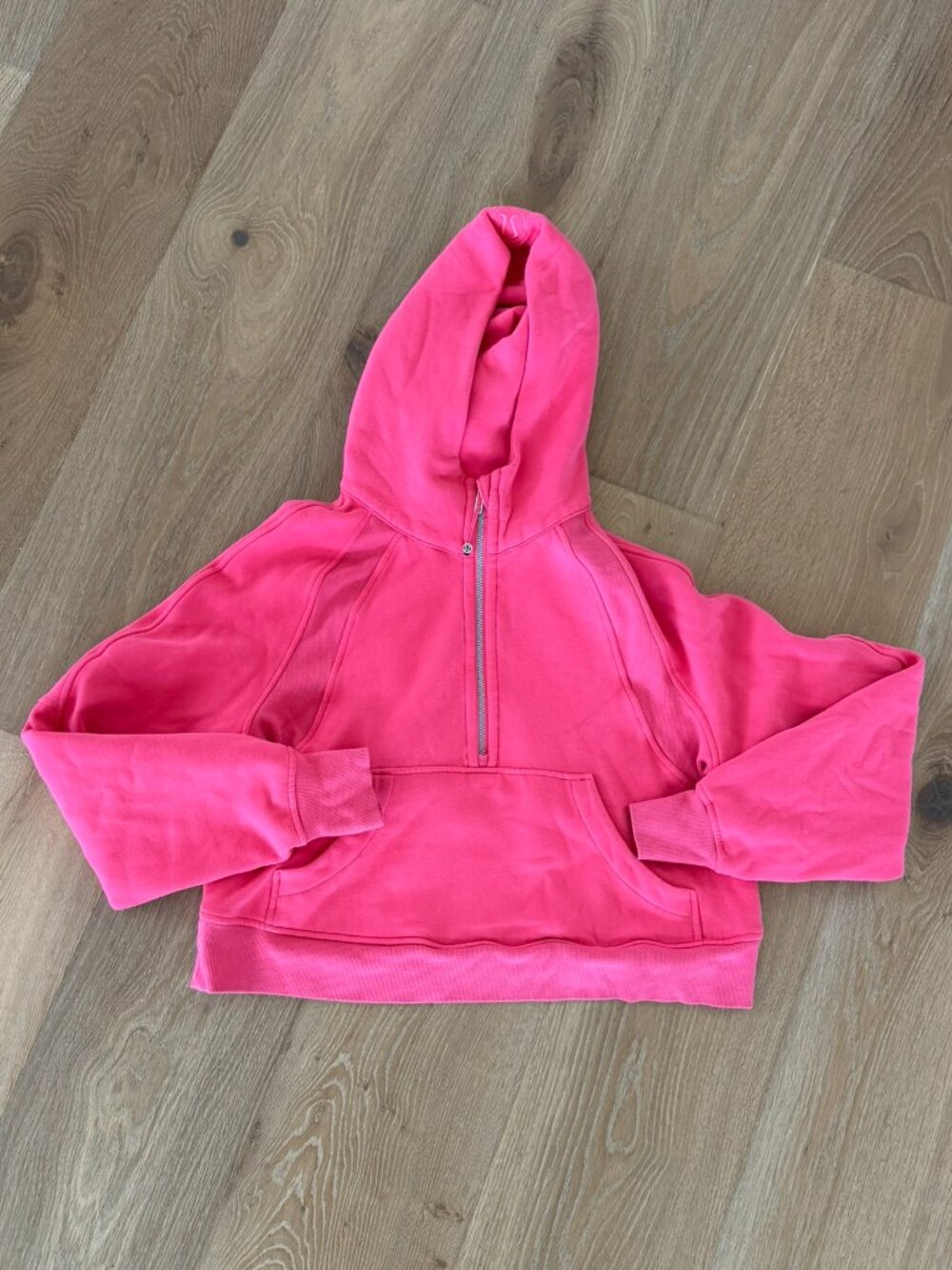 Lululemon Scuba Oversized Half Zip Hoodie in Lip Gloss - Picture 6 of 6